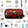 Ackutea Kids Travel Toiletry Bag - Red Spider Web Waterproof Hanging Cosmetic Hygiene Bags for Boys Men - Large Shave Kit for Toiletries Accessories Bathroom Stuff view 4
