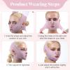 Hpmjz Chin Strap for Sleeping V Line Lifting Mask Reusable Face Strap Adjustable Double Chin Reducer Breathable Chins Up Patch V-Shaped Face Mask for Women Girls Sagging Cheeks view 4