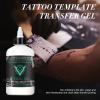 Tattoo Stencil Transfer Gel Solution, 8 Ounce Professional Tattoo Stencil gel Fresh Stuff Stencil Transfer Cream Gel for Tattooing Tranfer Paper Machine Soap tattoo Supplies - Clear & Long-Lasting view 2