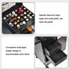 CKJJZY Aluminum Trolley Makeup Train Case,Portable Mobile Manicure Desk,Rolling Manicure Table,for Makeup Salon Travel Cosmetic Trolley Storage Organizer,Pink (Pink) view 4