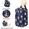 Ackutea Kids Travel Toiletry Bag - Fire Baseball Waterproof Hanging Cosmetic Bags for Boys Men - Large Shave Kit for Toiletries Accessories Bathroom Stuff view 2
