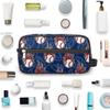 Ackutea Kids Travel Toiletry Bag - Fire Baseball Waterproof Hanging Cosmetic Bags for Boys Men - Large Shave Kit for Toiletries Accessories Bathroom Stuff view 4