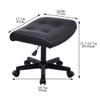 AKIQKPX Rolling Stool with Soft Padded Seat, Rotating Modern and Simple Office Chair, Adjustable Height Shop Stool, Medical Spa Stool with Wheels for Tattoo Massage Salon(Gray) view 2