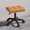 AKIQKPX Rolling Stool with Soft Padded Seat, Rotating Modern and Simple Office Chair, Adjustable Height Shop Stool, Medical Spa Stool with Wheels for Tattoo Massage Salon(Orange) view 1