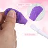 4Pcs Pore Cleansing Brush Silicone Nose Face Pore Cleaning Brushes Scrubbing Brushes for Facial Nose Pores Cleaning Tool view 3