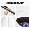 Leather Pencil Case Cute Zipper Pencil Pouch Aesthetic Pen Bag Sunset Palm Tree Ocean Cosmetic Makeup Bag for Men Women view 3