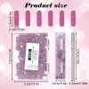 100 Pcs (240 Grit Rose Red) 240 Extreme Fine Grit Nail File Sanding Bands for Nail Drill with 3.1mm Mandrel Bit, Small Sanding Bands Nails Drill Bit, Extreme Fine Grits Mini Sandings Band view 2