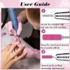 100 Pcs (240 Grit Rose Red) 240 Extreme Fine Grit Nail File Sanding Bands for Nail Drill with 3.1mm Mandrel Bit, Small Sanding Bands Nails Drill Bit, Extreme Fine Grits Mini Sandings Band view 4