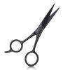 Professional Mustache and Beard Scissors, Black Small Sharp Mustache Scissors Stainless Steel Hair Trimming Scissors for Men Women Personal Care Grooming Trimming Eyebrow Facial Hair Mustache view 1