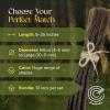 Dreadradar Human Hair Dreadlock Extensions  Handmade Crochet Locs Real Hair Dreads For Every Hairstyle, 10-Strand Bundle Dreads, Natural Looking Shades view 2