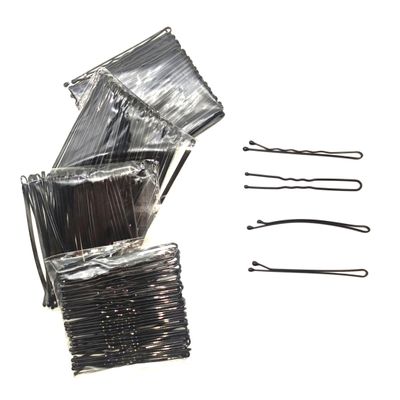 200PCS 2.2Inches Hair Pin Sets Bobby Pins Clips for Women Girls Hair Rolled Up And Hairdressing Salon (Black)