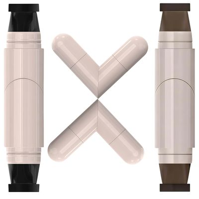 2 Pcs Gel Eyeliner Pencil Set, 2025 New Foldable Eyeliner Stamp for Perfect Wings, Waterproof Eyeliners Tool, Smudge Proof Eyeliners Pen for Beginners