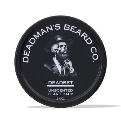 Deadman's Beard Co. | Men's Premium Beard Balm - Style and Protect Your Beard | Made In The U.S.A | 2 Ounces | Unscented