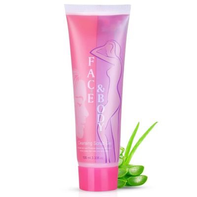 JP Aloevera Face & Body Cleansing Scrub Gel, (100ml)