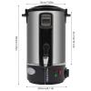 1000W 8L Electric Wax Melter Melting Pot 30-100C LED Display for Candle Making view 2