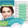 160 Pcs Eyebrow Wax Strips - Waxing Strips, Waxing Kit for Eyebrow Shaper and Upper Lip Cheek Face Hair Removal, Traveling and At Home Use, Contains 6 Pcs Post Wax Wipes, Long-lasting Smoothness view 1