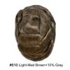 Hair Wonders Men Hair Systems Real Human Hair Swiss Lace Toupee Hairpiece for Men Replacement System Bleached Knot protesis capilar #510#5 Medium Light Brown+10% Grey 8X10 80% Light Density view 2