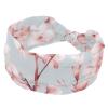 1 Pack Headbands for Women Non Slip Elastic Sports Hair Bands for Women, Soft Cloth Headband for Workout Yoga Fashion Hair Accessories,Pink Aesthetic Cherry Blossoms view 1