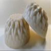 Large Mum Flower Shaped Soaps - 3 pc Shea Butter Goat Milk Soap (Gardenia) view 3