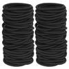 120 black hair bands for men and women, for coarse and curly hair view 1