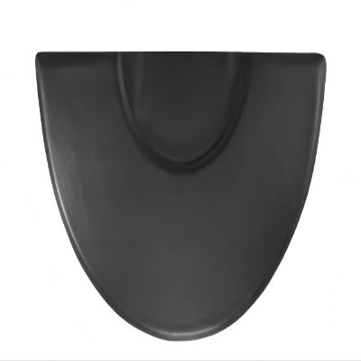 1 Inches Thick Barber Chair Mat Salon & Barber Shop Anti-Fatigue Comfort Salon Floor Mat for Hair Stylist,5 ft. x 3 ft.(Black,Semi Circle)