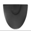 1 Inches Thick Barber Chair Mat Salon & Barber Shop Anti-Fatigue Comfort Salon Floor Mat for Hair Stylist,5 ft. x 3 ft.(Black,Semi Circle) view 1