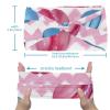 1 Pack Colorful Dessert Art Elastic Soft Fabric Non-Slip Women's Fashion Headbands - Soft, Wide, and Stylish for All Occasions view 3