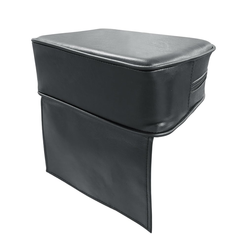 Coczeb Salon Booster Seat for Kids Thick Cushioned Haircut Stool,Portable Salon Station Hair Cutting Sap Equipment(Black)