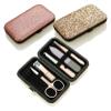 Manicure Set, Manicure Pedicure Set, 5-piece Nail Clipper Set, Stainless Steel Manicure And Beauty Tool(Light red) view 4