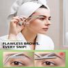 BALUCA Eyebrow Scissors with Comb | Professional Stainless Steel Eyebrow Trimmer for Women & Men | Dual-Design Precision Eye Brow Trimmer Scissors for Effortless Grooming, Silver (Silver) view 2