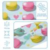 1 Pack Colorful Art Desserts Elastic Soft Fabric Non-Slip Women's Fashion Headbands - Soft, Wide, and Stylish for All Occasions view 4