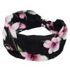 1 Pack Headbands for Women Non Slip Elastic Sports Hair Bands for Women, Soft Cloth Headband for Workout Yoga Fashion Hair Accessories,Artistic Cherry Blossoms view 1