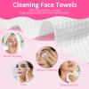 BILIYA Disposable Face Towels, Plant-Based Biodegradable Viscose, Lint-Free Dual Texture, Ultra Soft, For Sensitive Skin, 50 Count view 3