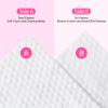 BILIYA Disposable Face Towels, Plant-Based Biodegradable Viscose, Lint-Free Dual Texture, Ultra Soft, For Sensitive Skin, 50 Count view 4