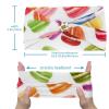 1 Pack Colorful Art Desserts Elastic Soft Fabric Non-Slip Women's Fashion Headbands - Soft, Wide, and Stylish for All Occasions view 3