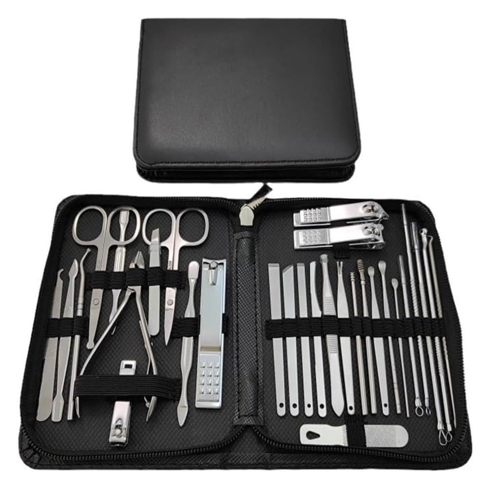 Manicure Set, Manicure Pedicure Set, Stainless Steel Nail Clipper Manicure Pedicure Tool Eyebrow Clip