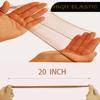 100Pcs Hair Net and Pin Set - 50Pcs 20" Invisible Mesh Hair Nets and 50Pcs U Shaped Bobby Pins for Dance, Food Service, Styling (Tan Brown) view 2