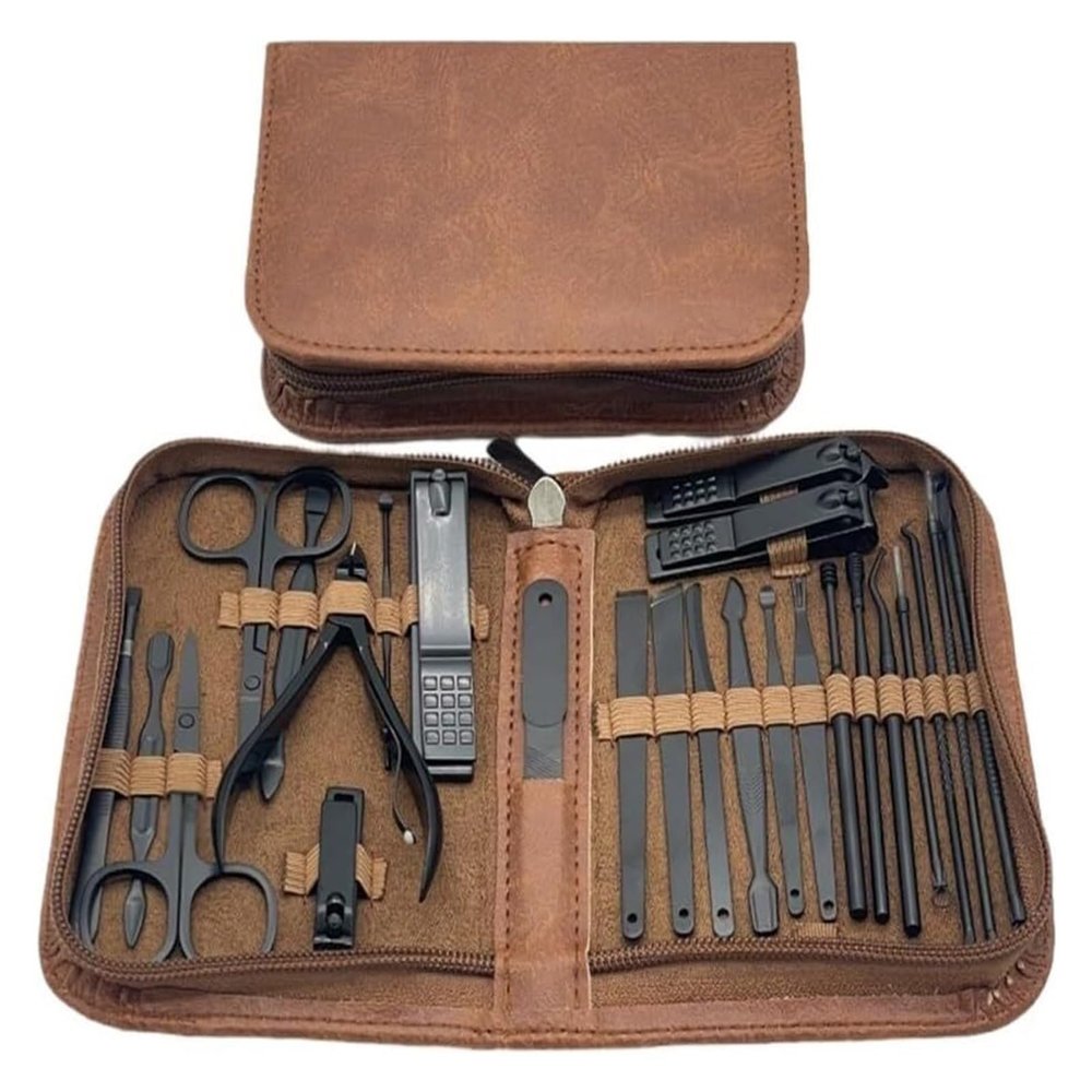 Manicure Set, Manicure Pedicure Set, Stainless Steel Nail Clipper Manicure Set Nail File Tool Set