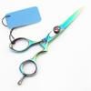 5.5 Inch Green Hair Scissors - Professional Japan 440c Steel Hair Cutting Shears view 1