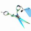 5.5 Inch Green Hair Scissors - Professional Japan 440c Steel Hair Cutting Shears view 3