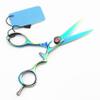 5.5 Inch Green Hair Scissors - Professional Japan 440c Steel Hair Cutting Shears view 4