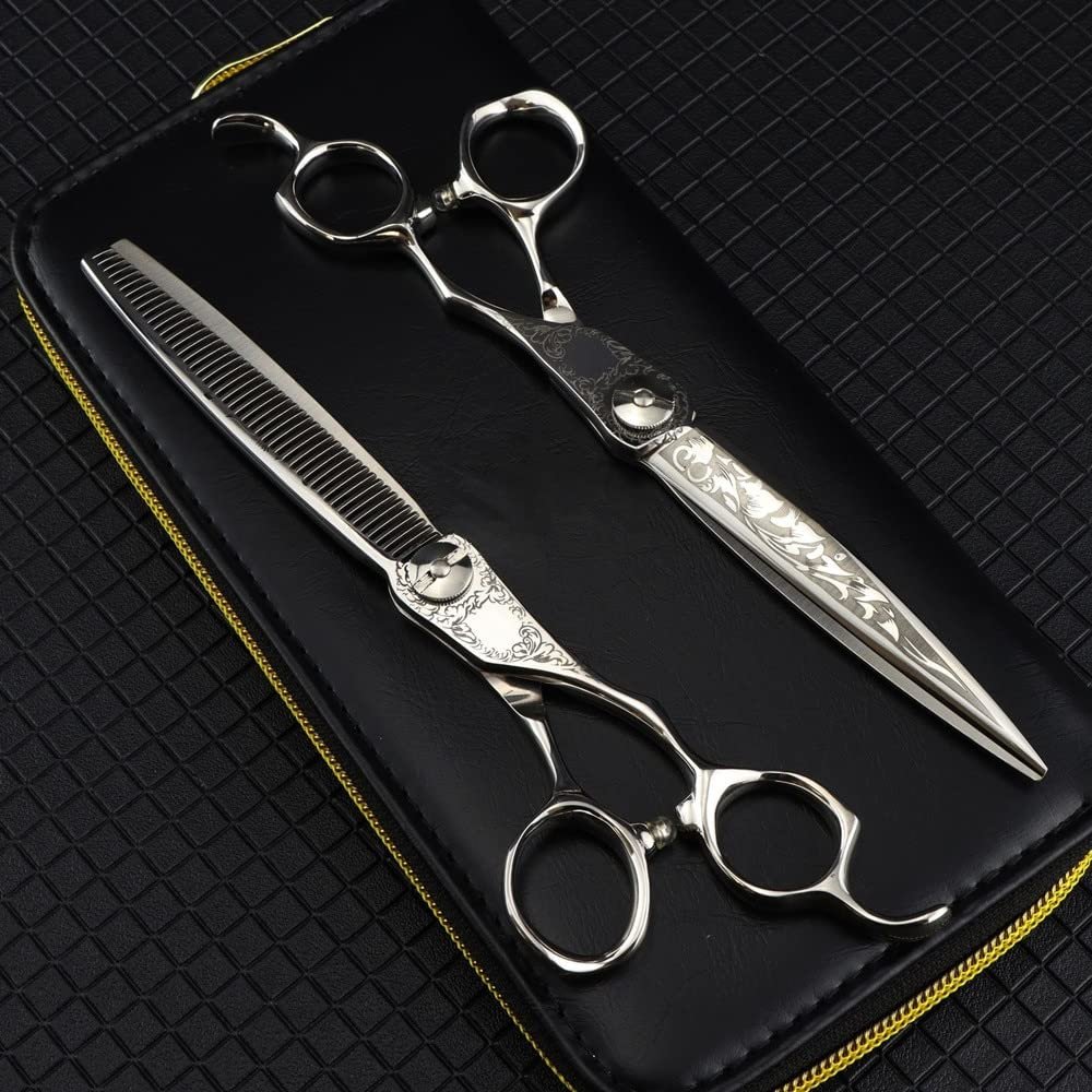 6 Inch Japan440c Steel Hair Cutting Shears - Tiger Brand - Barber Scissors