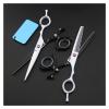 Hair Cutting Shears 6 inch Barber Scissors, Thinning Scissors, Hairdressing Scissors, Beauty Scissors, Hair Salon, Flat Scissors for Men Women/Salon/Home/Stylist (Cutting-W view 2