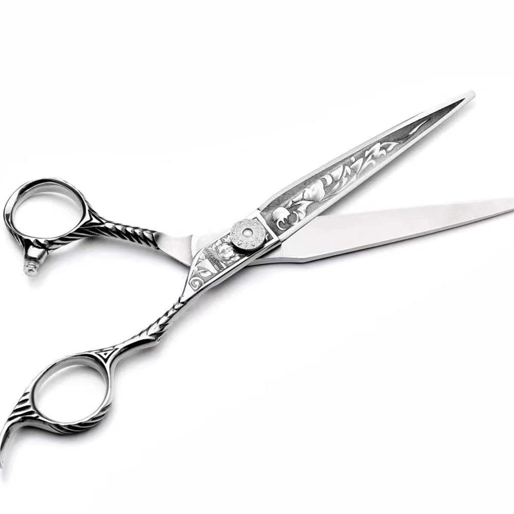 6 Inch Hair Cutting Shears Set - Professional Salon Structure Scissors for Barbering