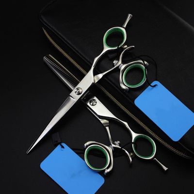 5.5 or 6.0 Inch Swivel Thumb Hair Cutting Shears - 360 Swivel Japanese Hair Scissors for Hairdressers