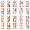 120PCS Carnival Circus Clown Temporary Tattoos, 60 Styles Carnival Theme Party Decorations Temporary Tattoos, Circus Theme Partys Decorations Carnivals Party Favors view 1
