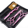 5.5 Inch Japan 440C Steel Hair Cutting Shears Set - 4 Piece Ceramic Scissors Kit view 1