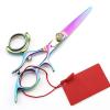 5.5 inch Swivel Thumb Hair Cutting Shears with 360 Degree Rotary Handle - Right Handed Hair Scissors view 1