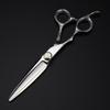 6 Inch Left-Handed Hair Cutting Shears - Japan 440C Steel - Barber Thinning Scissors view 3