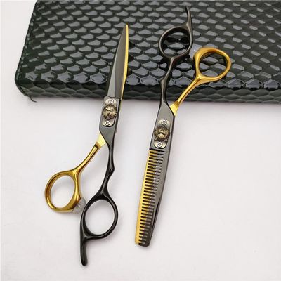 6.0 Inch Japan 440C Hair Cutting Shears - Professional Salon Scissors with Tiger Head Screws